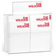 Bold Overlapping Text Notepad Set Image 5 of 5